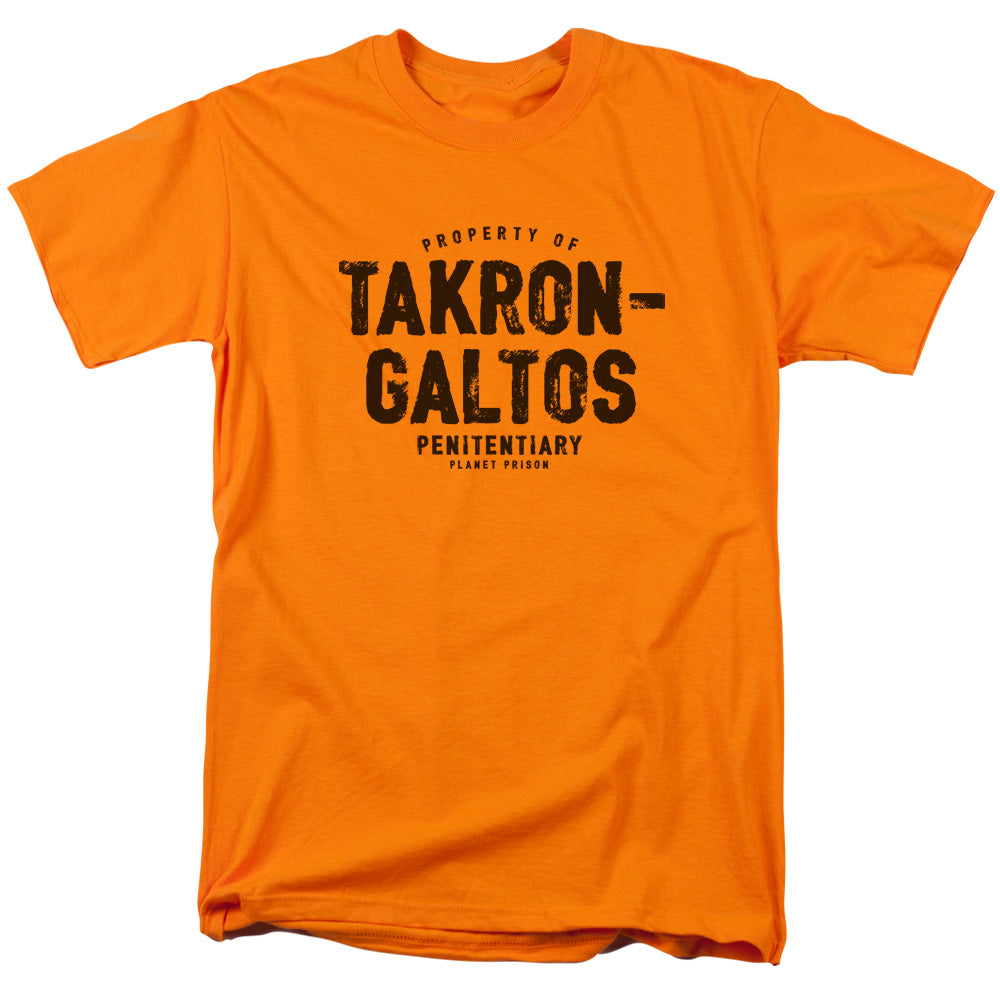 Justice League Takron Galtos Mens T Shirt Orange Officially Licensed