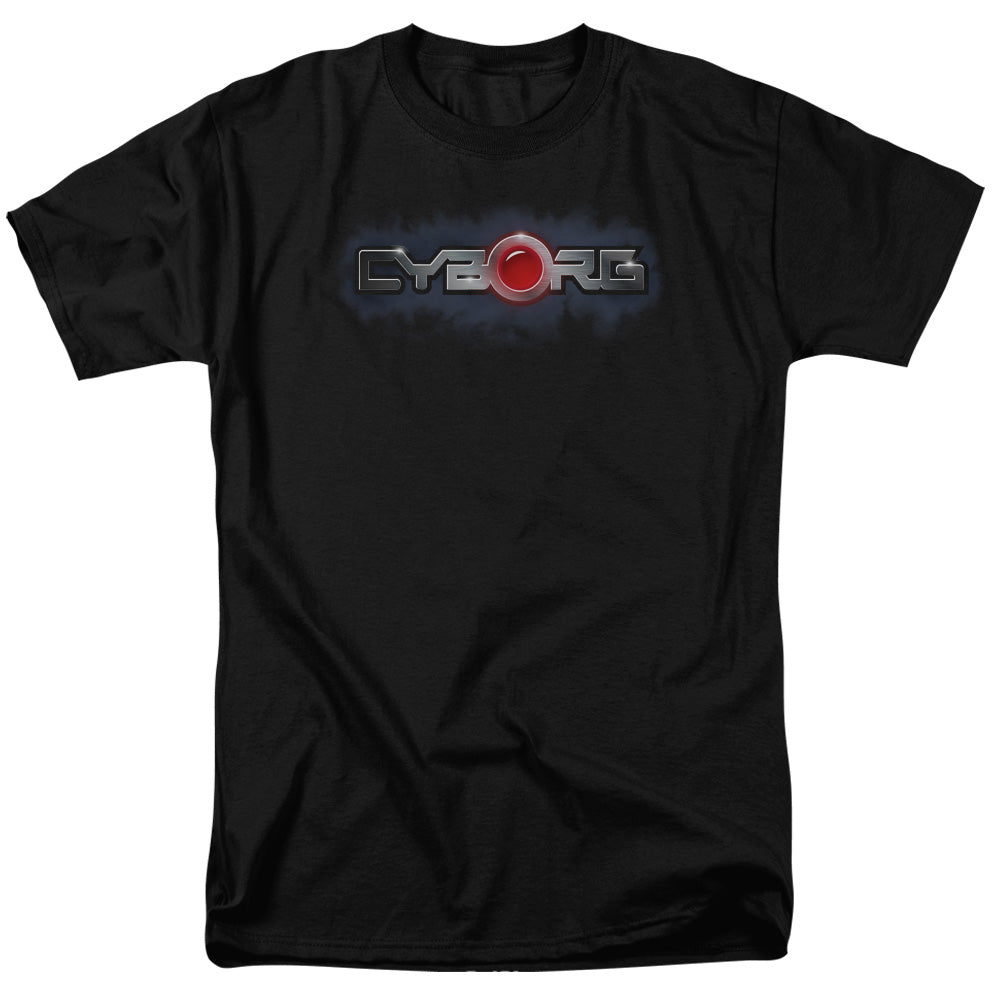 Justice League Cyborg Title Mens T Shirt Black Officially Licensed