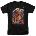 Justice League Flash One Mens T Shirt Black Officially Licensed