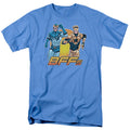 Justice League Booster Beetle Bff Mens T Shirt Carolina Blue Officially Licensed