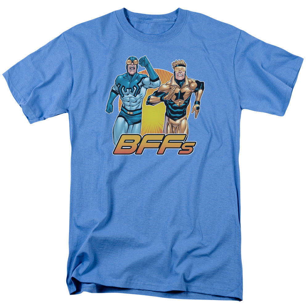Justice League Booster Beetle Bff Mens T Shirt Carolina Blue Officially Licensed