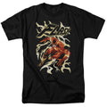 Justice League Electric Run Mens T Shirt Black Officially Licensed