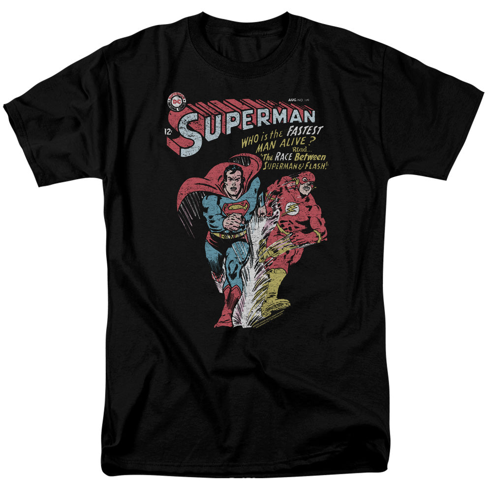Justice League Fastest Mens T Shirt Black Officially Licensed