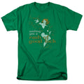 Justice League Rash of Good Luck Mens T Shirt Kelly Green Officially Licensed