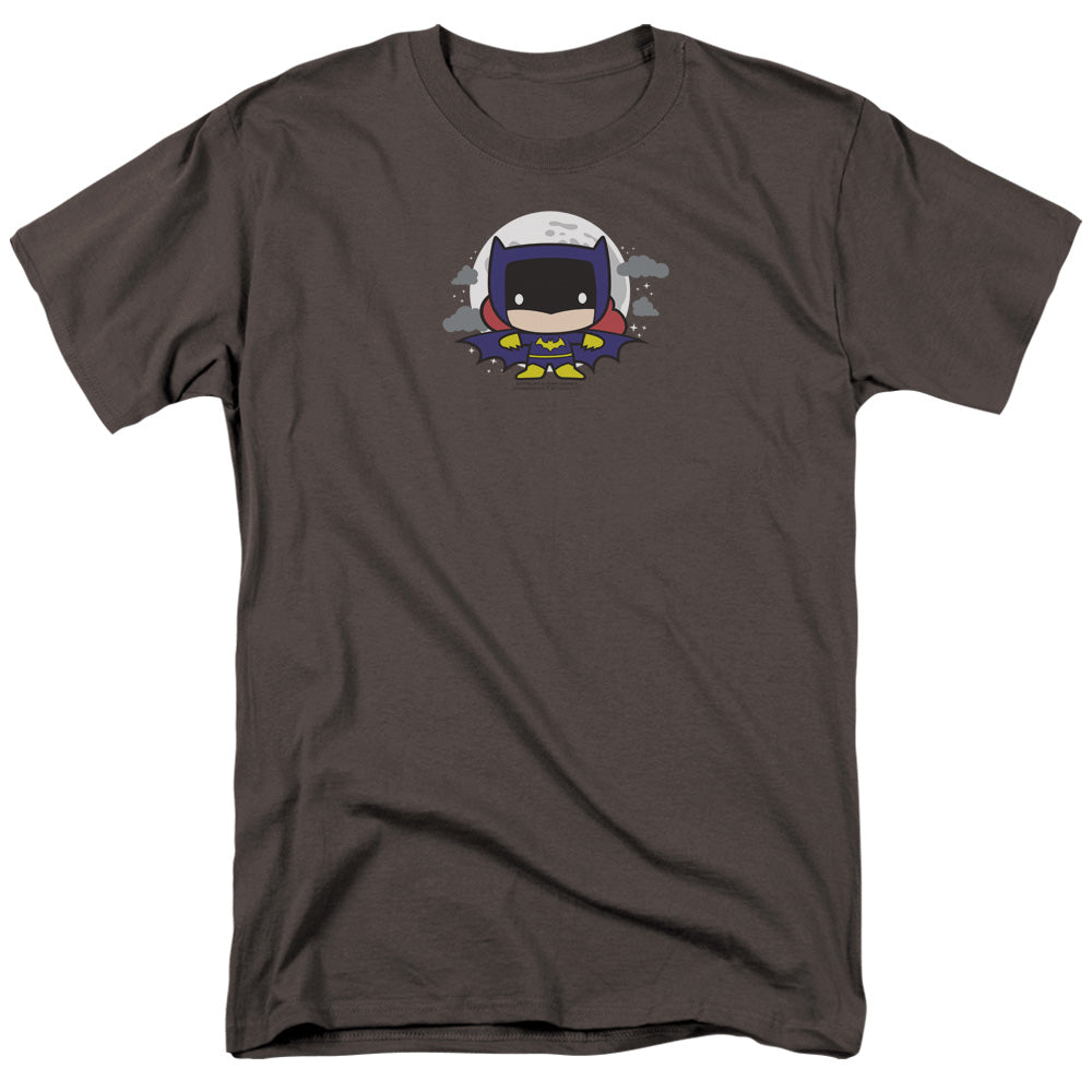 Justice League Batgirl Chibi Mens T Shirt Charcoal Officially Licensed