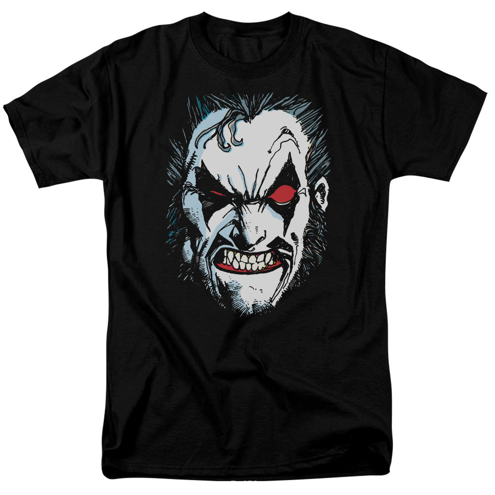 Justice League in Lo Face Mens T Shirt Black Officially Licensed