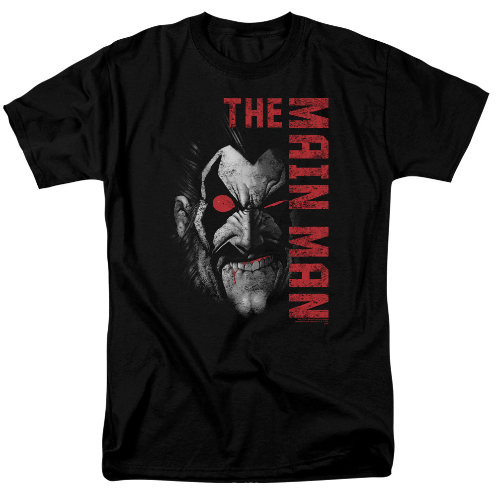 Justice League Main Man Mens T Shirt Black Officially Licensed
