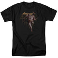 Justice League Movie Caped Crusader Mens T Shirt Black Officially Licensed