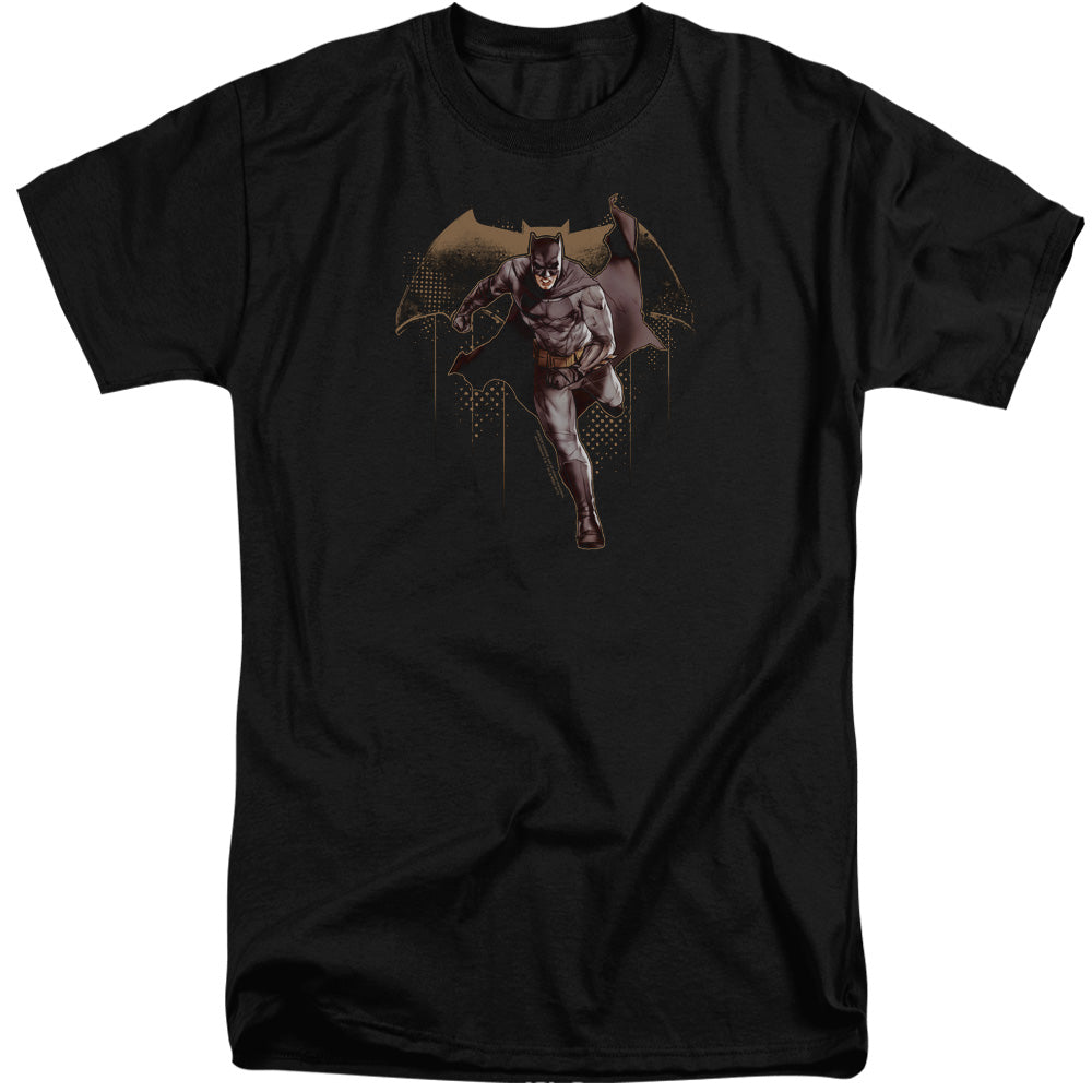 Justice League Movie Caped Crusader Mens Tall T Shirt Black Officially Licensed