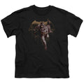 Justice League Movie Caped Crusader Kids Youth T Shirt Black Officially Licensed
