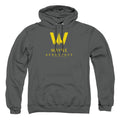 Justice League Movie Wayne Aerospace Mens Hoodie Charcoal Officially Licensed