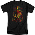 Justice League Movie The Flash Mens Tall T Shirt Black Officially Licensed