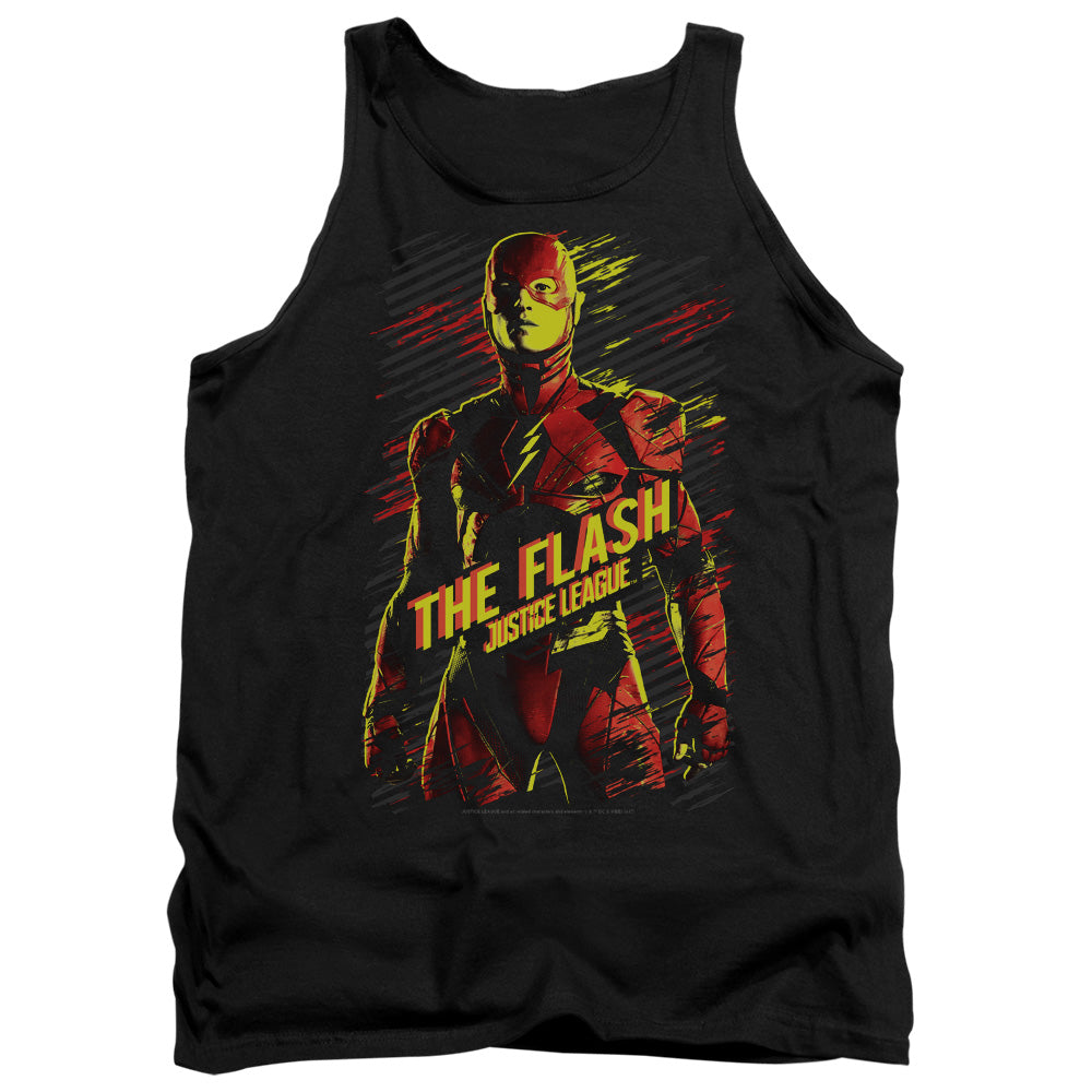Justice League Movie The Flash Mens Tank Top Shirt Black Officially Licensed