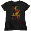 Justice League Movie the Flash Womens T Shirt Black Officially Licensed