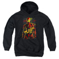 Justice League Movie the Flash Kids Youth Hoodie Black Officially Licensed