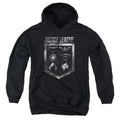 Justice League Movie Shield of Emblems Kids Youth Hoodie Black Officially Licensed