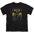 Justice League Movie Stand Up to Evil Kids Youth T Shirt Black Officially Licensed