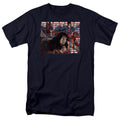 Justice League Movie Rally Mens T Shirt Navy Blue Officially Licensed