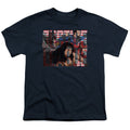 Justice League Movie Rally Kids Youth T Shirt Navy Blue Officially Licensed