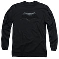 Justice League Movie Batman Logo Mens Long Sleeve Shirt Black Officially Licensed Officially Licensed