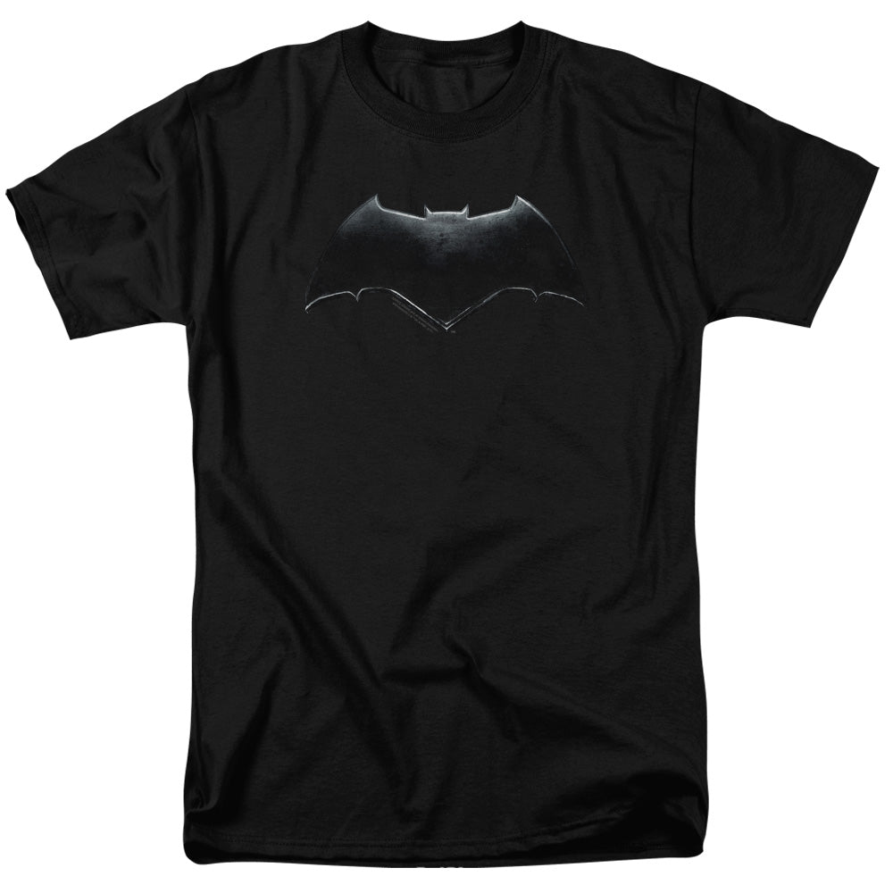 Justice League Movie Batman Logo Mens T Shirt Black Officially Licensed