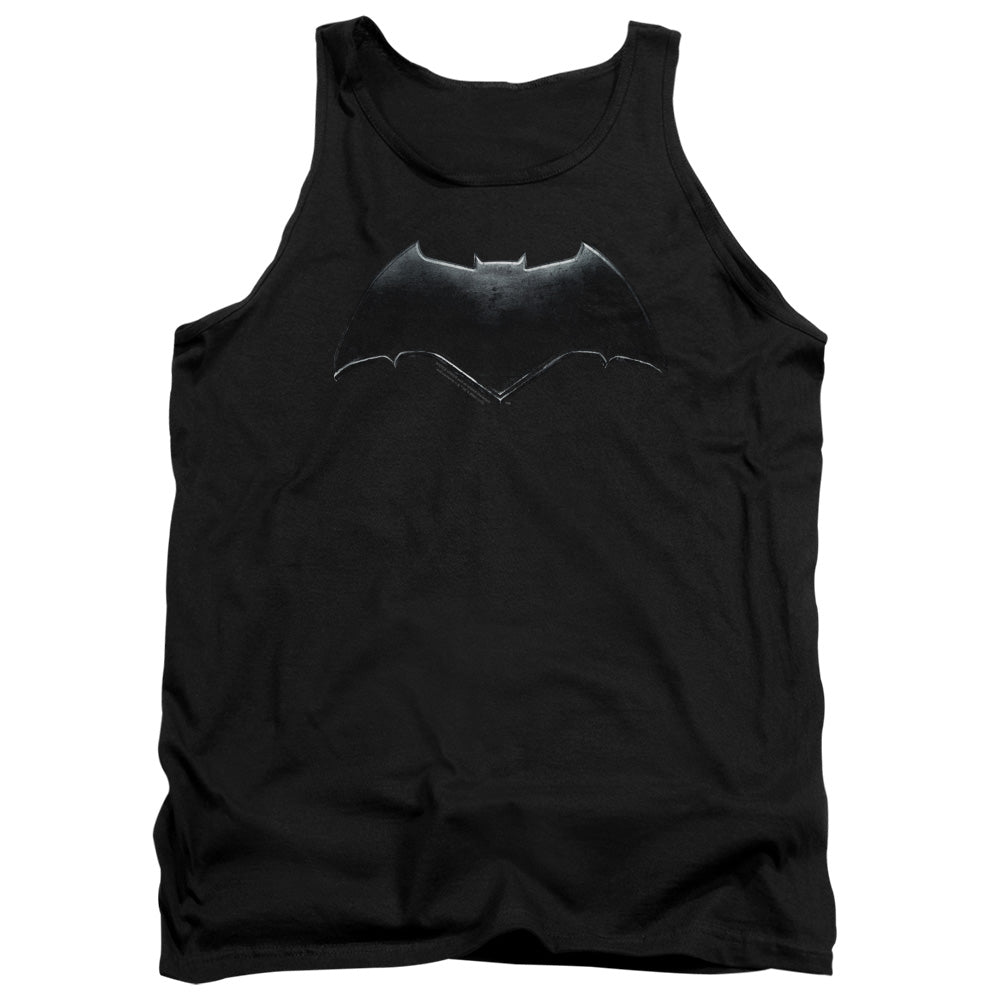 Justice League Movie Batman Logo Mens Tank Top Shirt Black Officially Licensed