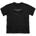 Justice League Movie Batman Logo Kids Youth T Shirt Black Officially Licensed