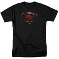 Justice League Movie Superman Logo Mens T Shirt Black Officially Licensed
