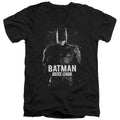 Justice League Movie Batman Mens Slim Fit V-Neck T Shirt Black Officially Licensed