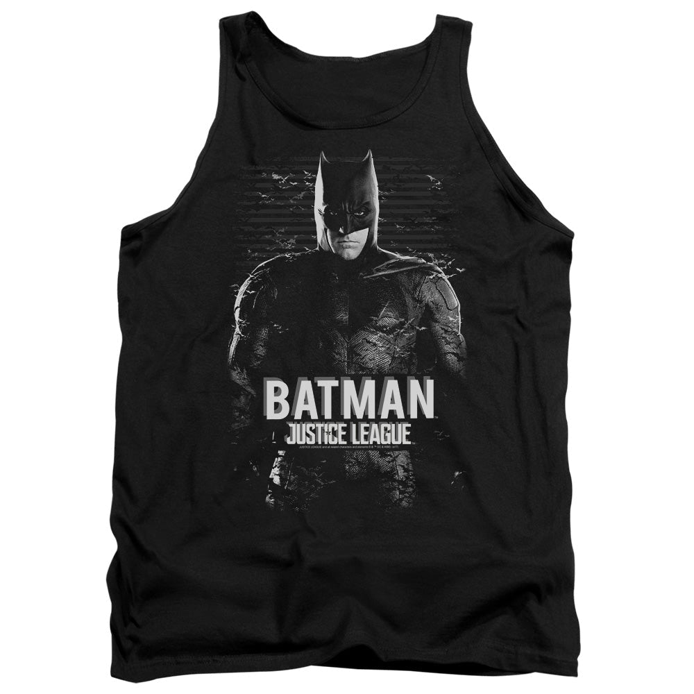 Justice League Movie Batman Mens Tank Top Shirt Black Officially Licensed