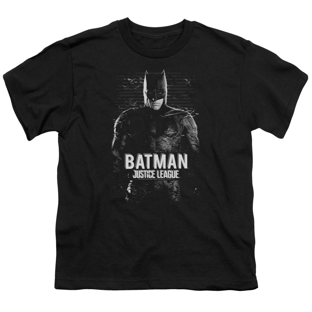 Justice League Movie Batman Kids Youth T Shirt Black Officially Licensed