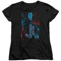 Justice League Movie Superman Womens T Shirt Black Officially Licensed