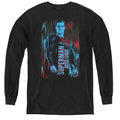 Justice League Movie Superman Long Sleeve Kids Youth T Shirt Black Officially Licensed