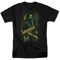 Justice League Movie Aquaman Mens T Shirt Black Officially Licensed