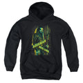 Justice League Movie Aquaman Kids Youth Hoodie Black Officially Licensed