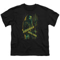 Justice League Movie Aquaman Kids Youth T Shirt Black Officially Licensed