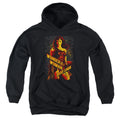 Justice League Movie Wonder Woman Kids Youth Hoodie Black Officially Licensed