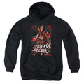Justice League Movie Cyborg Kids Youth Hoodie Black Officially Licensed