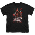 Justice League Movie Cyborg Kids Youth T Shirt Black Officially Licensed