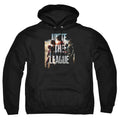 Justice League Movie Dawn Mens Hoodie Black Officially Licensed