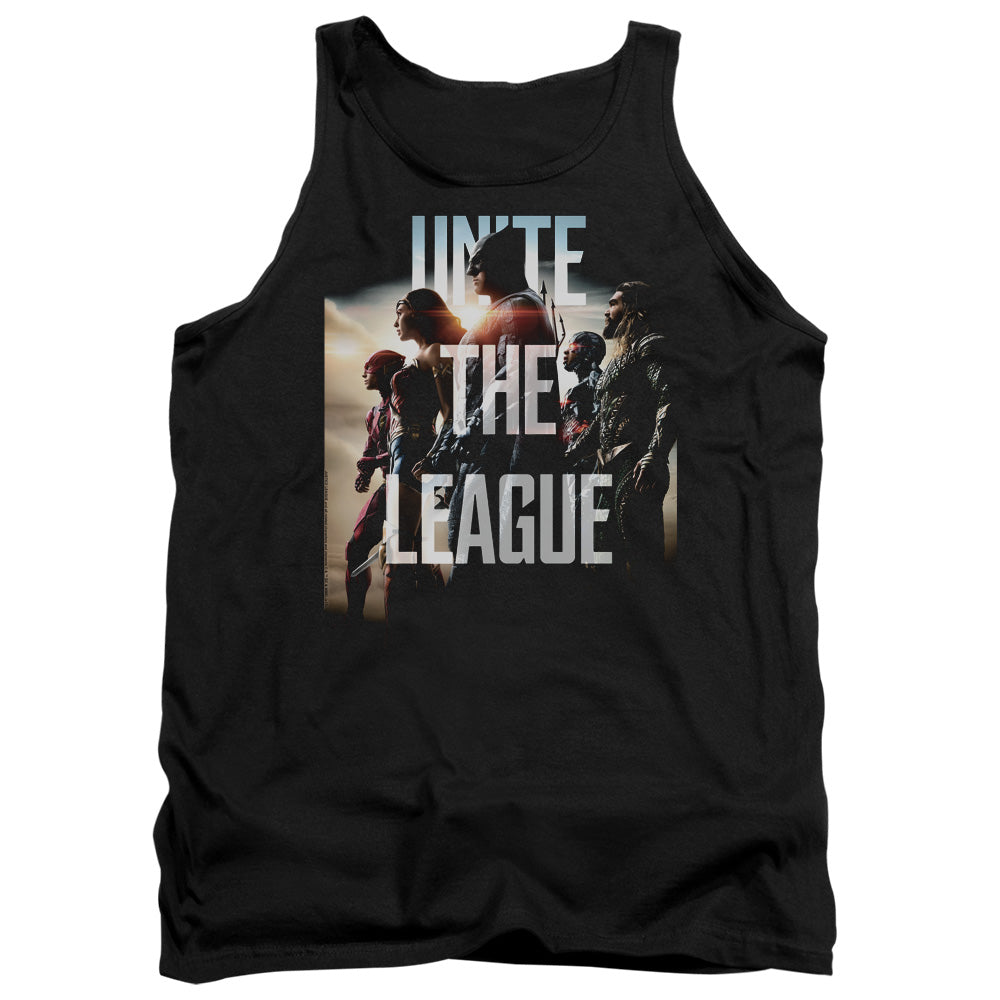 Justice League Movie Dawn Mens Tank Top Shirt Black Officially Licensed