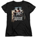 Justice League Movie Dawn Womens T Shirt Black Officially Licensed