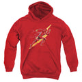 Justice League Movie Flash Forward Kids Youth Hoodie Red Officially Licensed