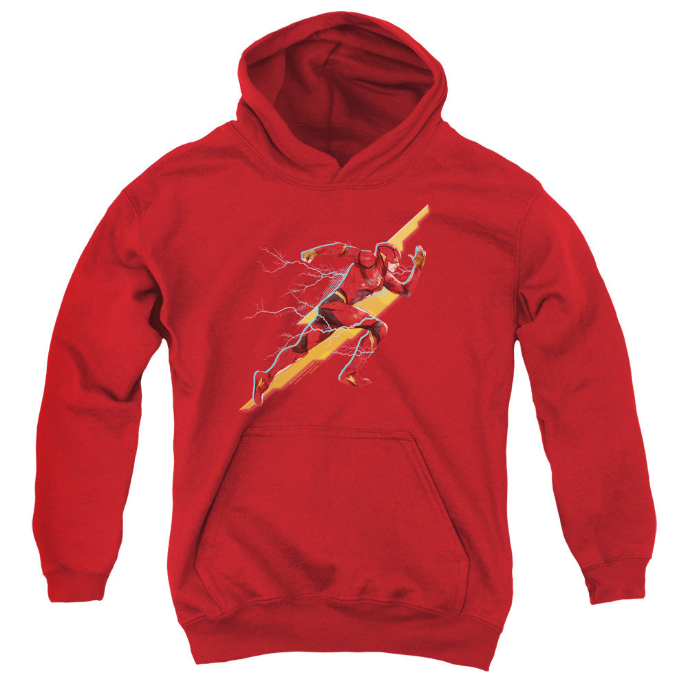 Justice League Movie Flash Forward Kids Youth Hoodie Red Officially Licensed