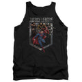 Justice League Movie Charge Mens Tank Top Shirt Black Officially Licensed
