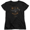 Justice League Movie Batmobile Womens T Shirt Black Officially Licensed