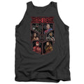 Justice League Movie League Of Six Mens Tank Top Shirt Charcoal Officially Licensed