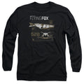 Justice League Movie Flying Fox Mens Long Sleeve Shirt Black Officially Licensed Officially Licensed