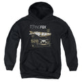 Justice League Movie Flying Fox Kids Youth Hoodie Black Officially Licensed