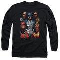 Justice League Movie Save The World Poster Mens Long Sleeve Shirt Black Officially Licensed Officially Licensed